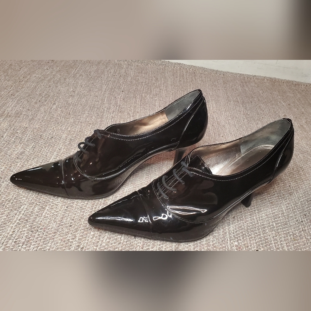 Ann Taylor Cannes Pointy Toe Oxford Heels